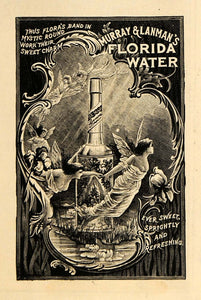 1900 Ad Murray & Lanmans Florida Water Fairy Flowers - ORIGINAL ADVERTISING TOM3