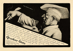 1902 Ad American Cereal Co. Quaker Oats Breakfast Chef - ORIGINAL TOM3