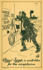1902 Ad Pears Soap Bath Products Castaway Life-Saver - ORIGINAL ADVERTISING TOM3