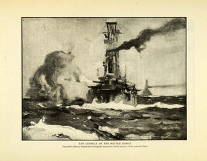 1910 Print USS Battleship Georgia United States Navy Henry Reuterdahl TOM3