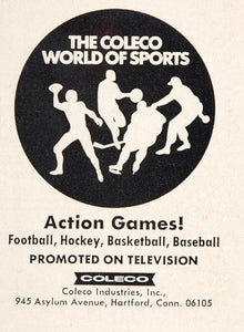 1970 Ad Coleco Action Sports Games Hartford Connecticut - ORIGINAL TOYS6