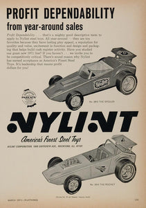 1971 Ad Nylint Toy Model Race Car Spoiler Rocket Steel - ORIGINAL TOYS71