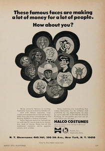 1971 Ad Halloween Costumes Halco Beverly Hillbillies - ORIGINAL TOYS71