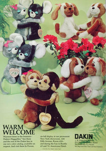 1977 Ad Dakin Huggables Stuffed Animals Puppylove Toy - ORIGINAL TOYS77