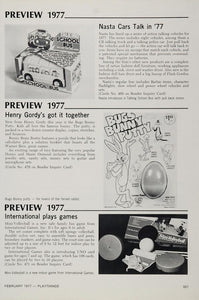 1977 Ad Toys Bugs Bunny Putty Nasta Talking School Bus - ORIGINAL TOYS77