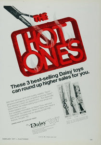 1977 Ad Daisy Rifle Carbine Toy Gun Trail Rider Boss - ORIGINAL TOYS77