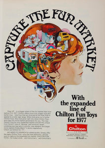 1977 Ad Chilton Toys Doll Furniture Tea Sets Manitowoc - ORIGINAL TOYS77