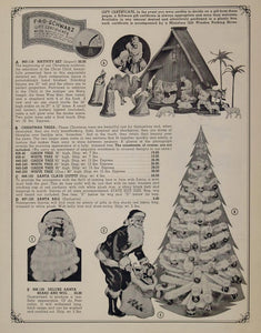 1962 Ad F.A.O. Schwarz Christmas Santa Suit Nativity - ORIGINAL TOYS8