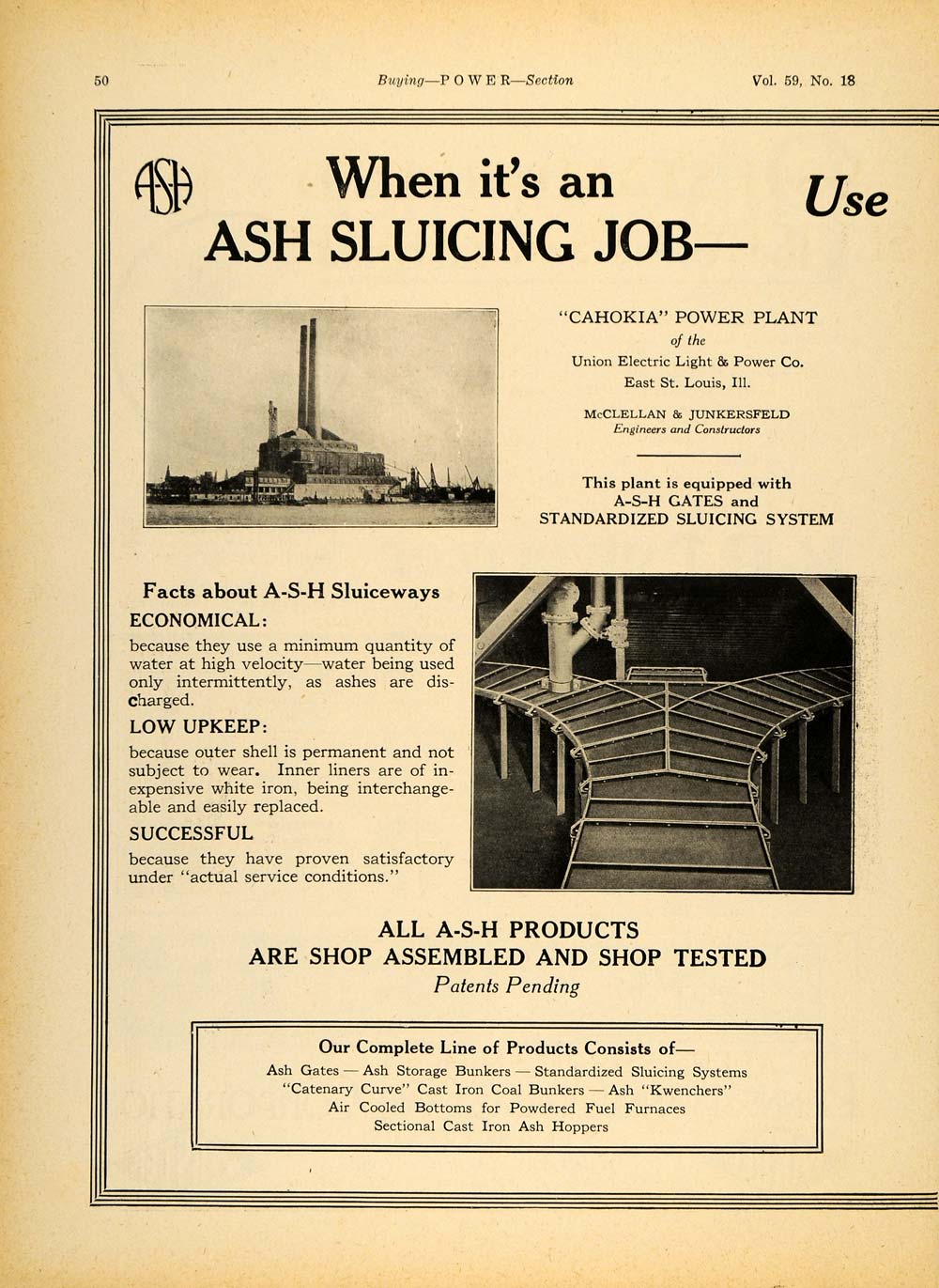 1924 Ad Allen-Sherman-Hoff Co. Metropolitan Power Co. - ORIGINAL TPM1