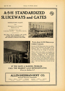 1924 Ad Allen-Sherman-Hoff Co. Metropolitan Power Co. - ORIGINAL TPM1