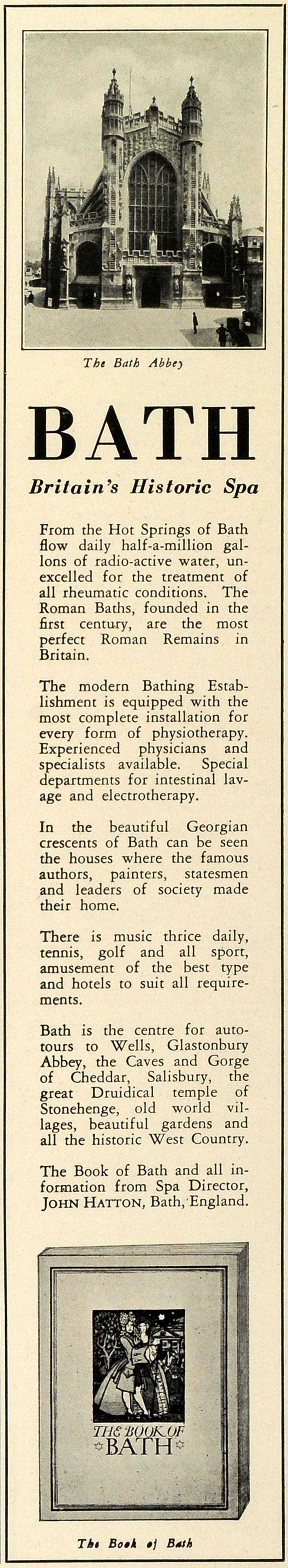 1930 Ad Britain Bath Abbey Historic Spa England Architecture Hot ... Image John Hatton image beautiful image beautiful image beautiful - 1930 Ad Britain Bath Abbey Historic Spa England Architecture Hot ...