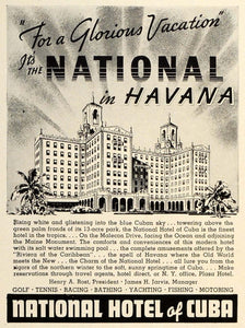 1938 Ad National Hotel of Cuba Havana Malecon Architecture Design Building TRV2