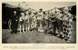 1932 Print Three-ring Circus Rings Performances Clowns Costumes Comedians TRV2