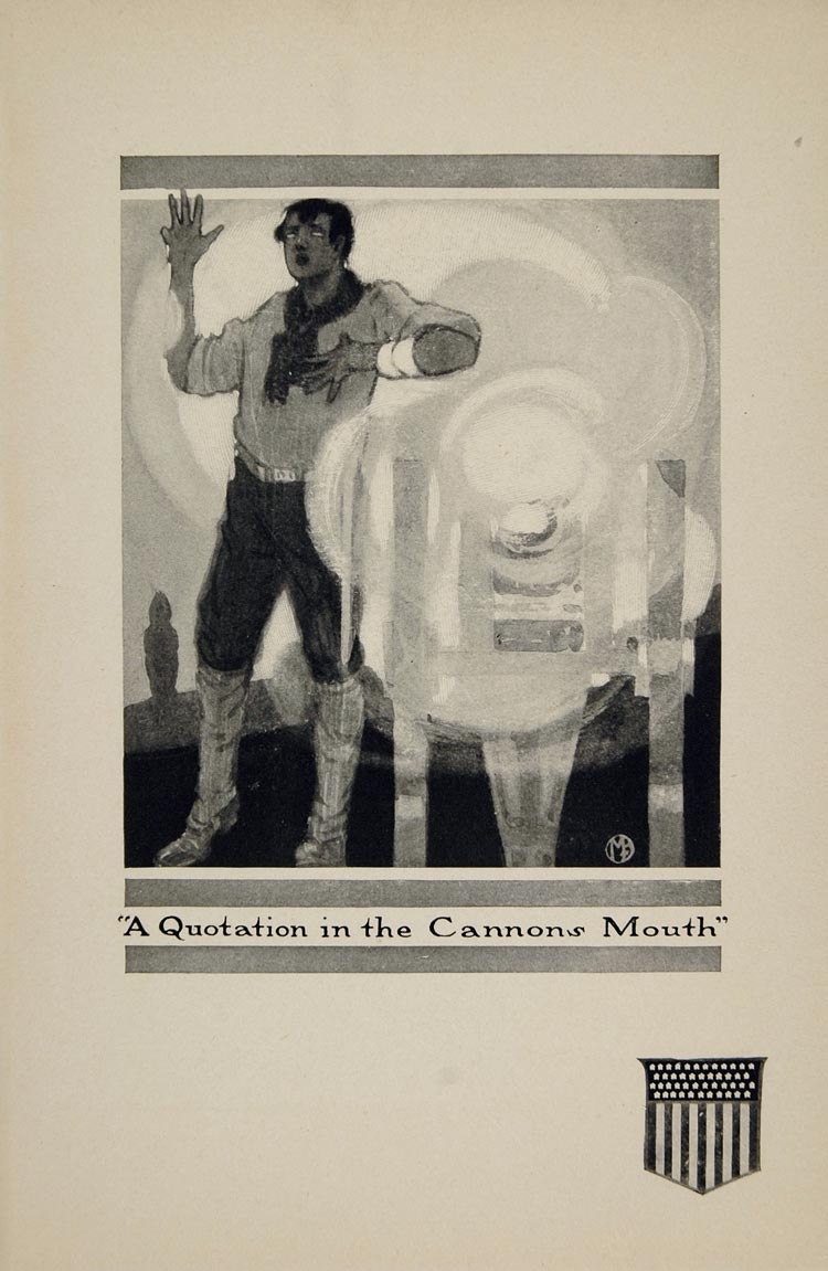 1907 Print West Point Plebe Cannon Moses Blumenthal - ORIGINAL HISTORIC TSC1