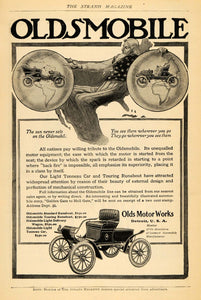 1904 Ad Oldsmobile Standard Touring Runabout Uncle Sam - ORIGINAL TSM1