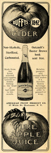 1904 Ad Duffy 1842 Cider American Fruit Product Company - ORIGINAL TSM1
