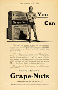 1907 Ad Winning Athlete Grape-Nut Postum Cereal Company - ORIGINAL TSM1