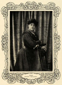 1906 Print Adiny Milliet Portrait World Renown French Opera Singer Stage TSM1