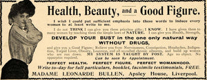 1903 Ad Madame Leonarde Bullen's Bust Development - ORIGINAL ADVERTISING TSM2