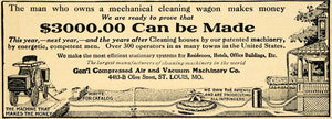1908 Ad General Compressed Air Machinery Washing Wagon - ORIGINAL TW1