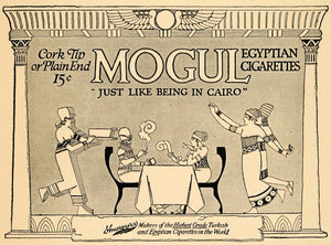 1915 Ad S. Anargyros Mogul Egyptian Cigarettes Palace - ORIGINAL ADVERTISING TW1