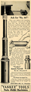 1915 Ad North Bros. No. 44 Automatic Push Drill Tool - ORIGINAL ADVERTISING TW1