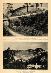 1912 Print Darjeeling Himalayan Railway Toy Train India ORIGINAL HISTORIC TW2