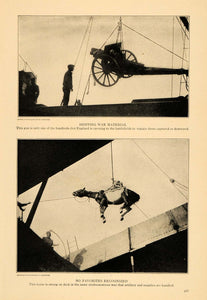 1915 Print French Russian Soldiers Warfare Battle WWI - ORIGINAL HISTORIC TW2