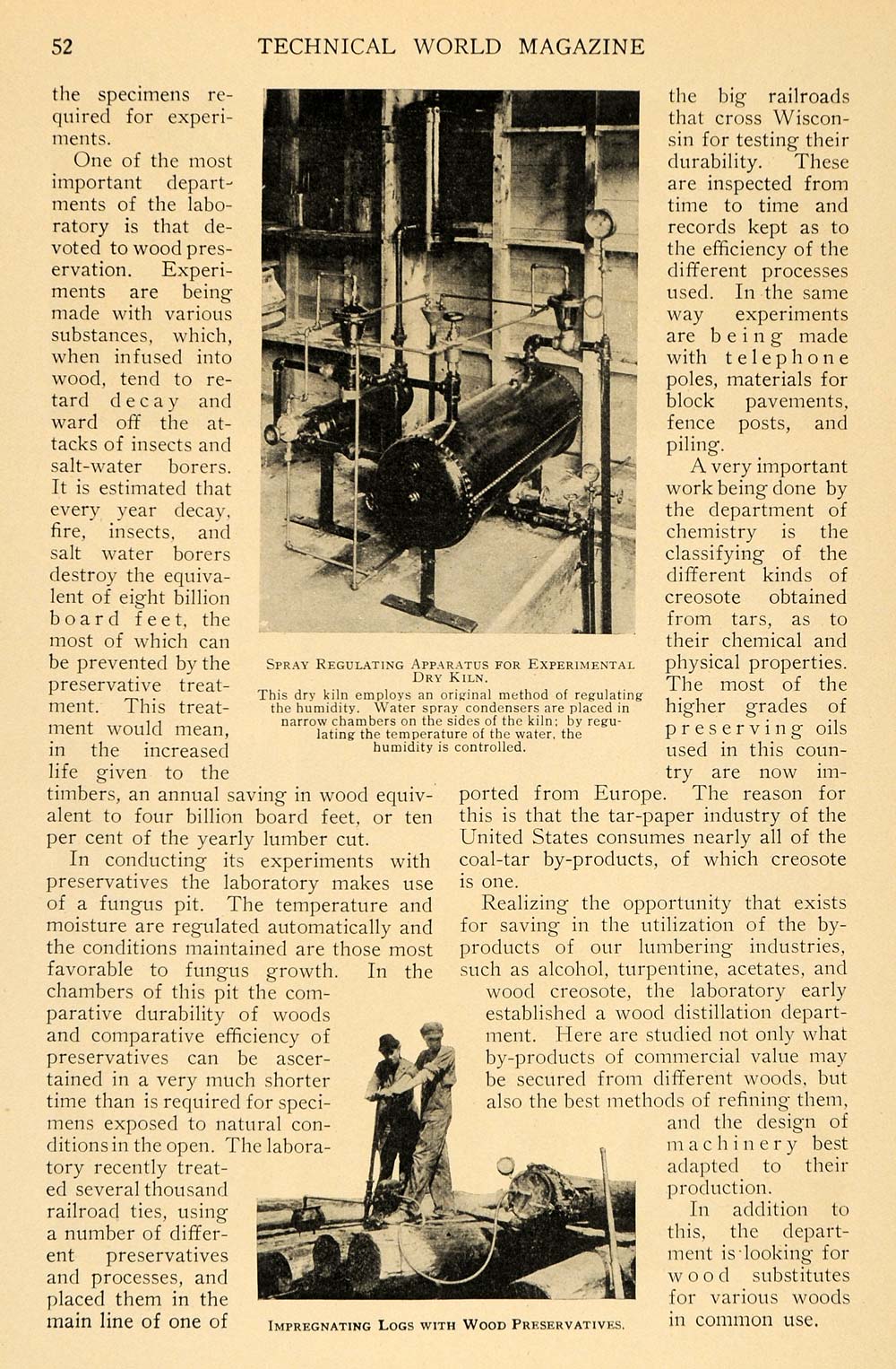 1912 Article Forest Timber Lab Madison Waste Reduction - ORIGINAL TW2