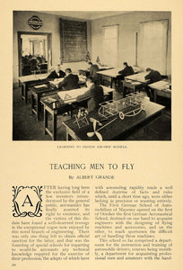 1910 Article German Aeronautical School Aviator Student - ORIGINAL TW2