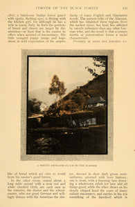 1908 Print Black Forest Sulzburg Baden Germany Scenery - ORIGINAL TW2