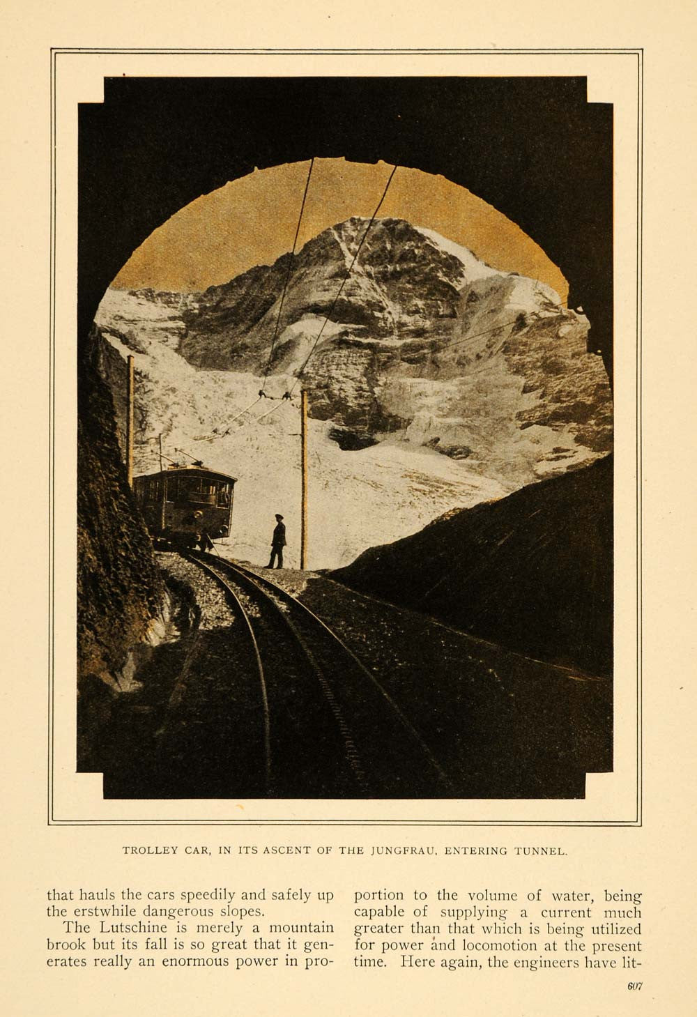 1908 Article Train Trolleys Climb Mountains Technology - ORIGINAL TW2 - Period Paper
 - 7