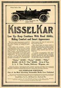 1911 Ad Kissel Kar Motor Car Hartford Automobile 40 - ORIGINAL ADVERTISING TW3