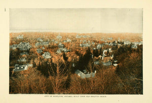 1907 Print Iroquois Beach Hamilton Ontario Canada Home ORIGINAL HISTORIC TW3