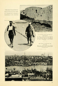 1915 Print Turkish Defense Sedd el Bar British Aisles - ORIGINAL HISTORIC TW3