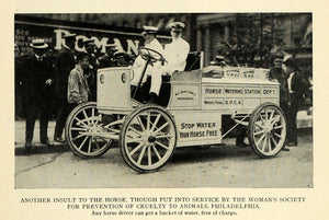 1911 Print Woman's Society Animal Cruelty Philadelphia ORIGINAL HISTORIC TW4