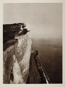 1926 Seaford Seven Sisters Chalk Cliffs Sussex England - ORIGINAL UK1