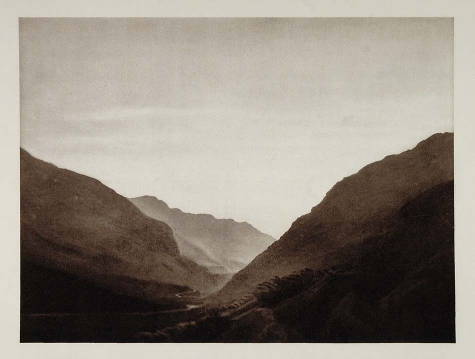 1926 Mountain Snowdon Snowdonia Wales Photogravure - ORIGINAL PHOTOGRAVURE UK1