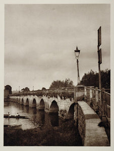 1926 Bridge Stratford-upon-Avon Warwickshire England River Architecture UK1
