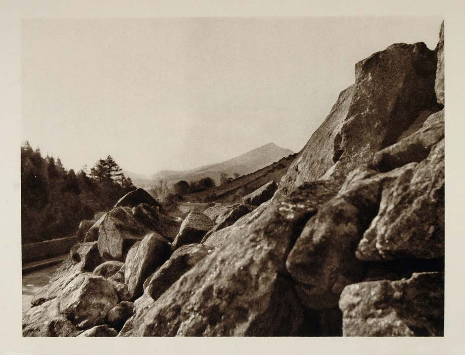 1926 Scalp Mountains Marilyn Hill Ireland Photogravure - ORIGINAL UK1