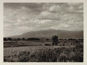 1927 Taos Valley New Mexico Landscape Photogravure - ORIGINAL PHOTOGRAVURE US1