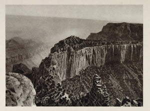 1927 Grand Canyon Walls Arizona Photogravure VERY NICE - ORIGINAL US1