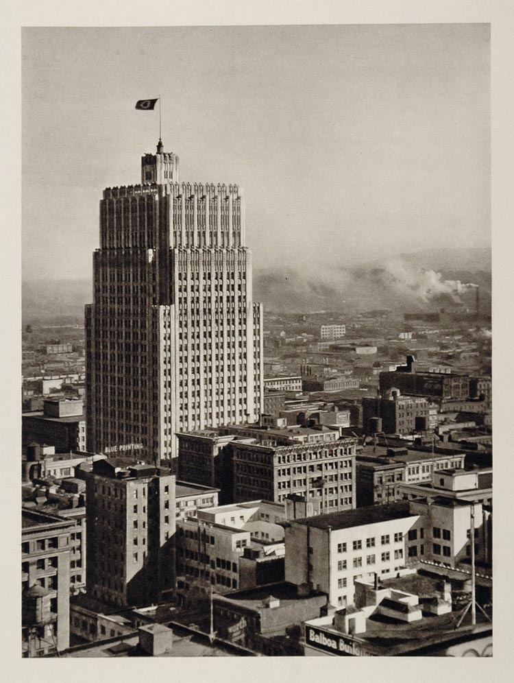 1927 San Francisco Skyscraper Building Architecture - ORIGINAL PHOTOGR ...