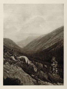 1927 Medicine Bow Never Summer Mountain Range Rockies - ORIGINAL US1
