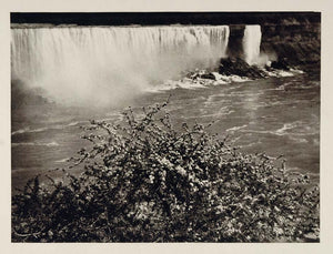 1927 American Bridal Veil Falls Niagara NY Photogravure - ORIGINAL US1