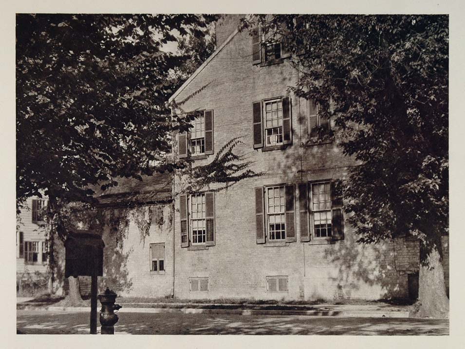 1927 Historic House Fredericksburg Virgina E. O. Hoppe - ORIGINAL US2