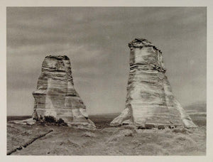 1927 Elephant Feet Rock Formation Arizona Desert Hoppe - ORIGINAL US2
