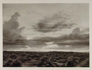 1927 Sunset Yuma Arizona Desert Landscape E. O. Hoppe - ORIGINAL US2 - Period Paper
