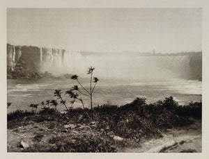 1927 American Falls Niagara New York E. O. Hoppe - ORIGINAL PHOTOGRAVURE US2