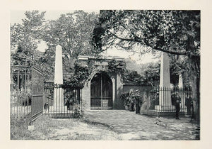 1900 Tomb George Washington Mount Vernon Photogravure - ORIGINAL US3
